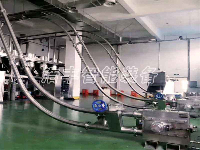 味精、鹽、糖類調味品管鏈輸送系統